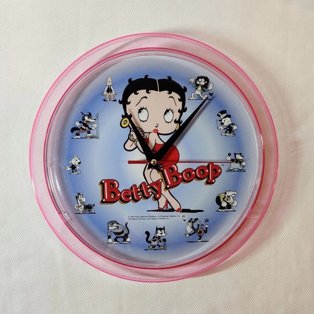 Betty Boop Pink Clock  🕰😮